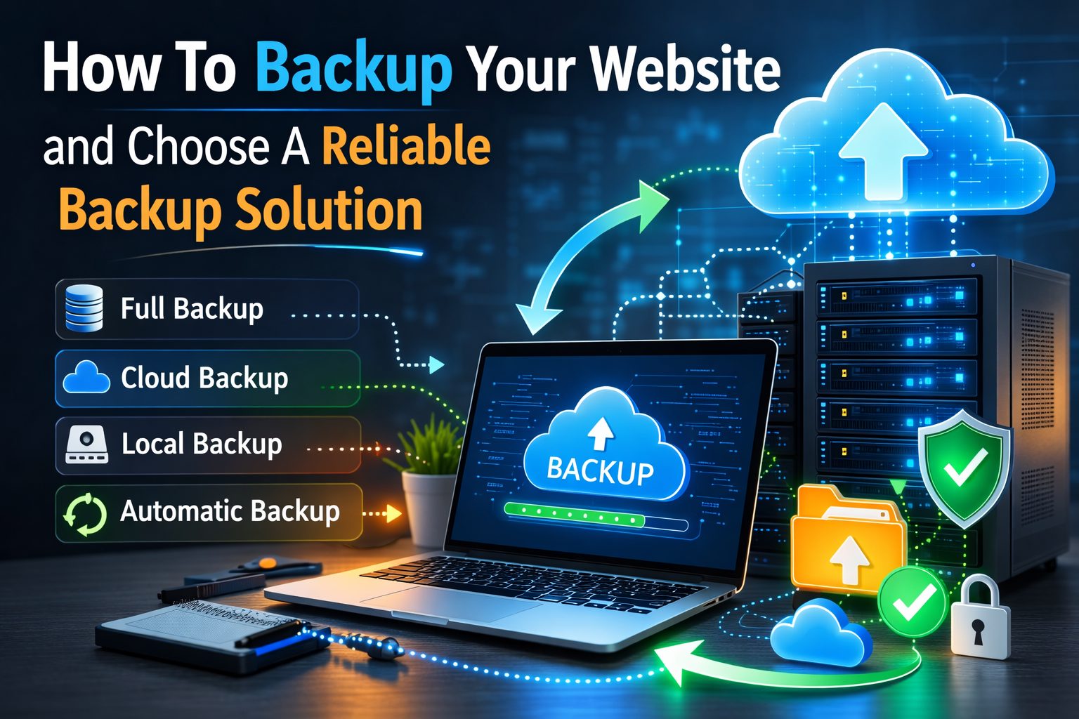 How To Backup Your Website and Choose A Reliable Backup Solution